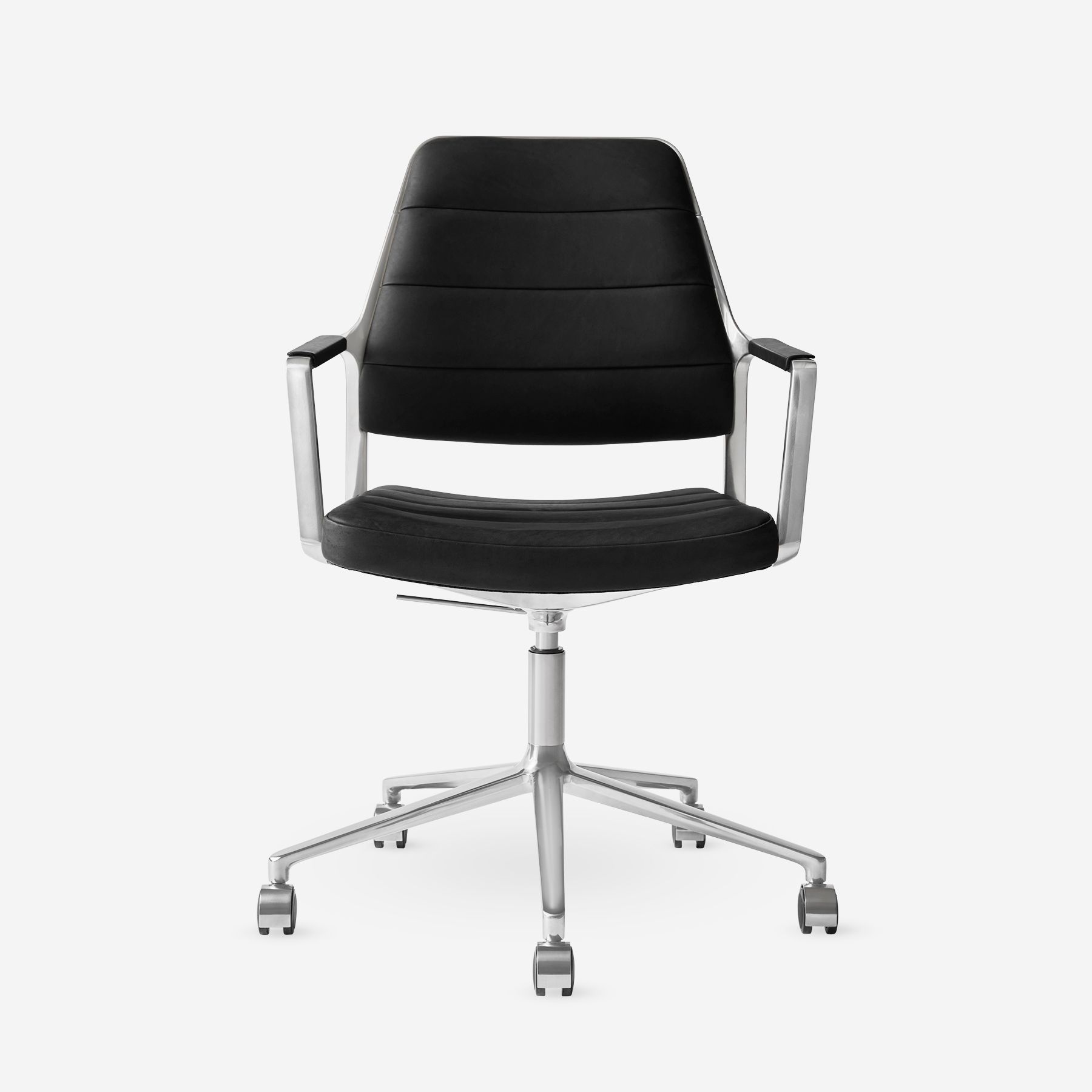 Vipp Swivel Chair | 455+ - vipp455+ - Black, Castors