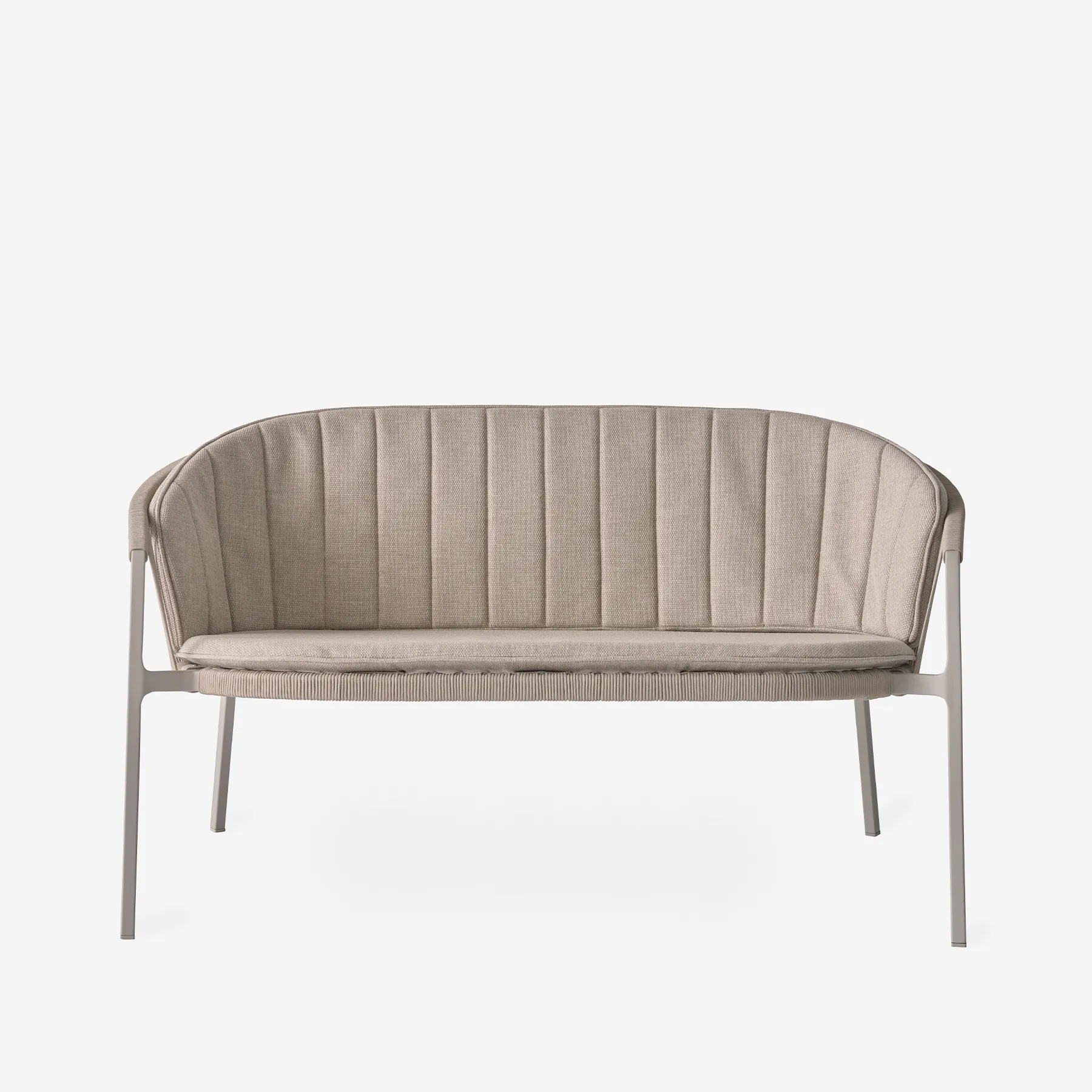 Vipp Lagrasse Two-Seater, With cushions, Dune textile