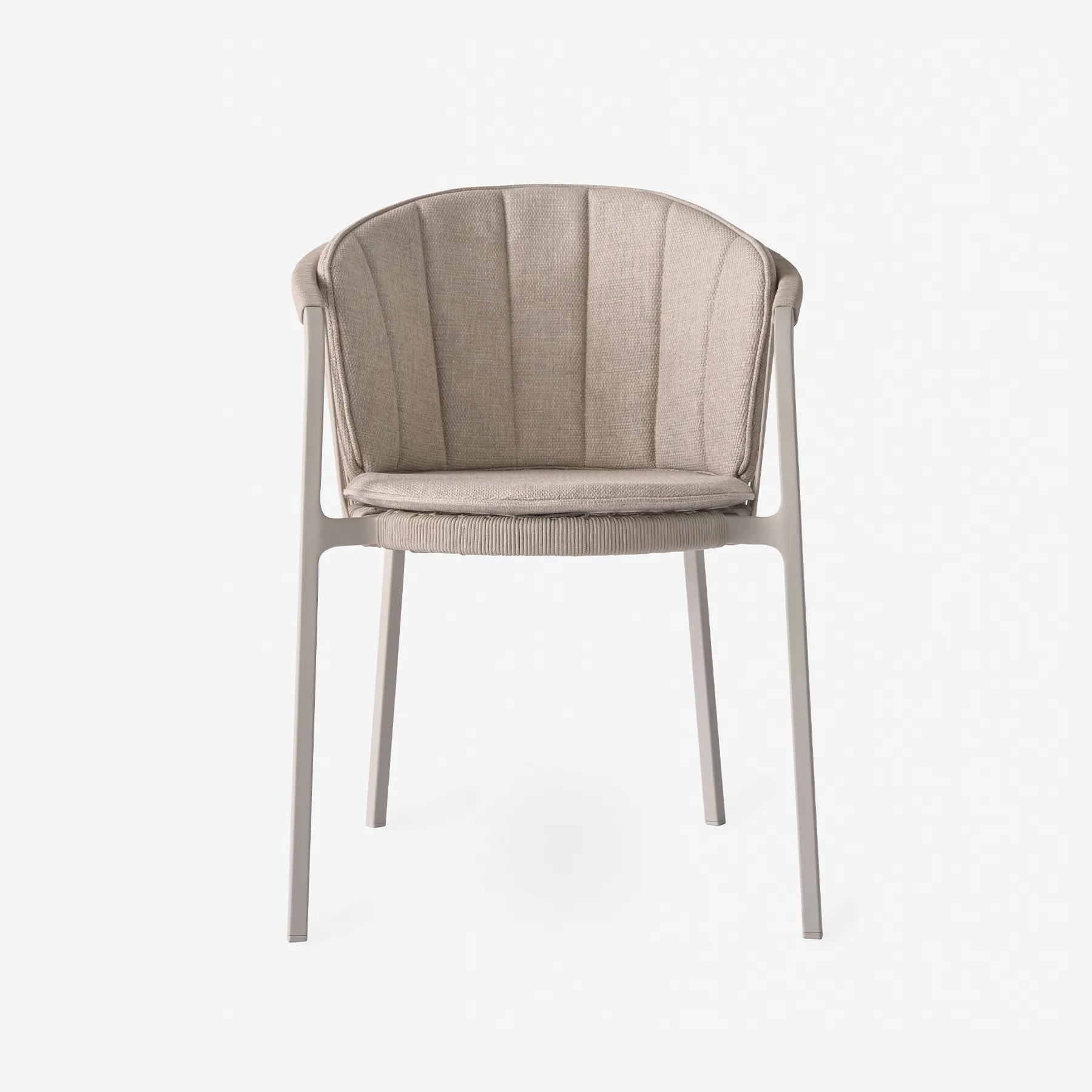 Vipp Lagrasse Chair, With cushions, Dune textile