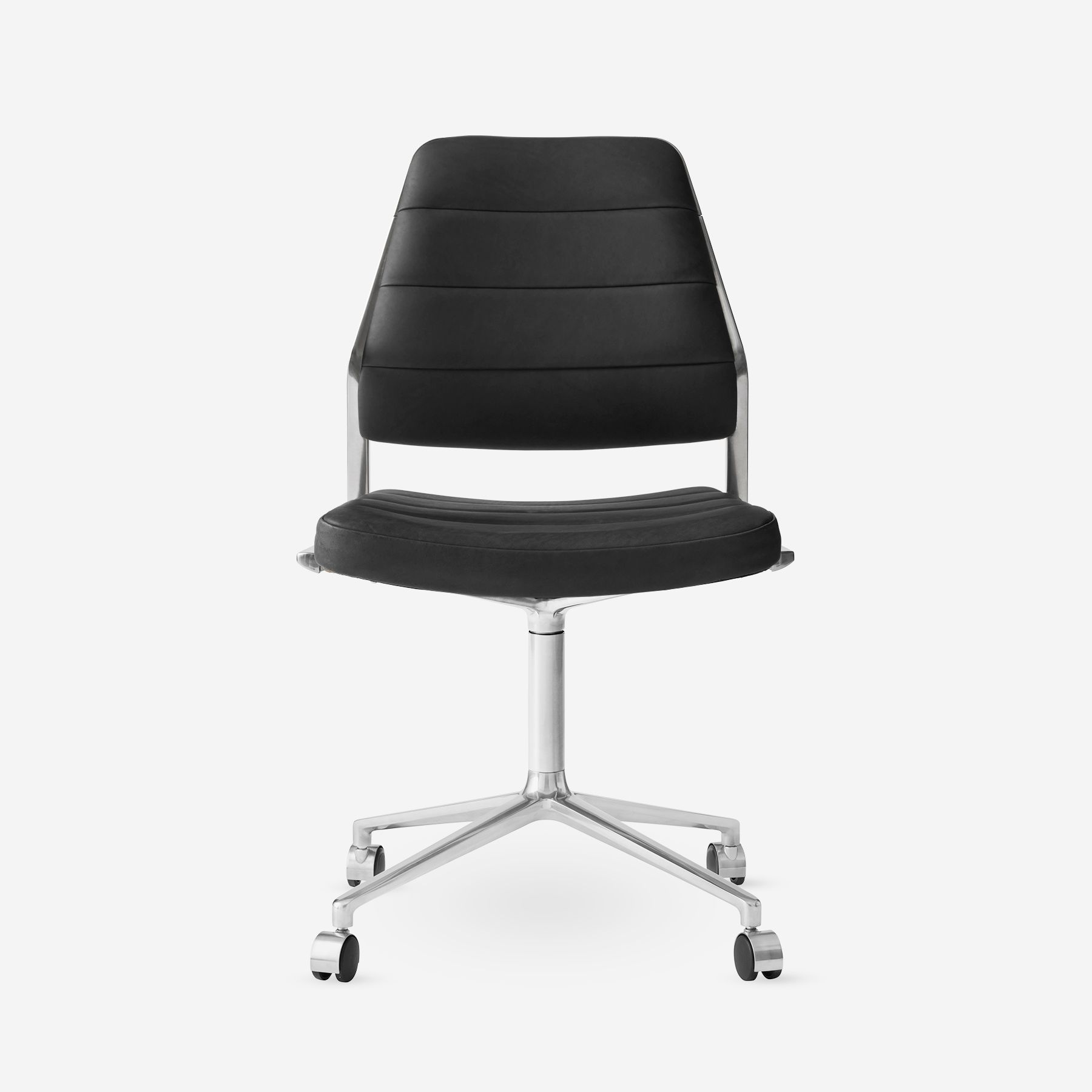Vipp Swivel Chair | 454 - vipp454 - Black, Castors