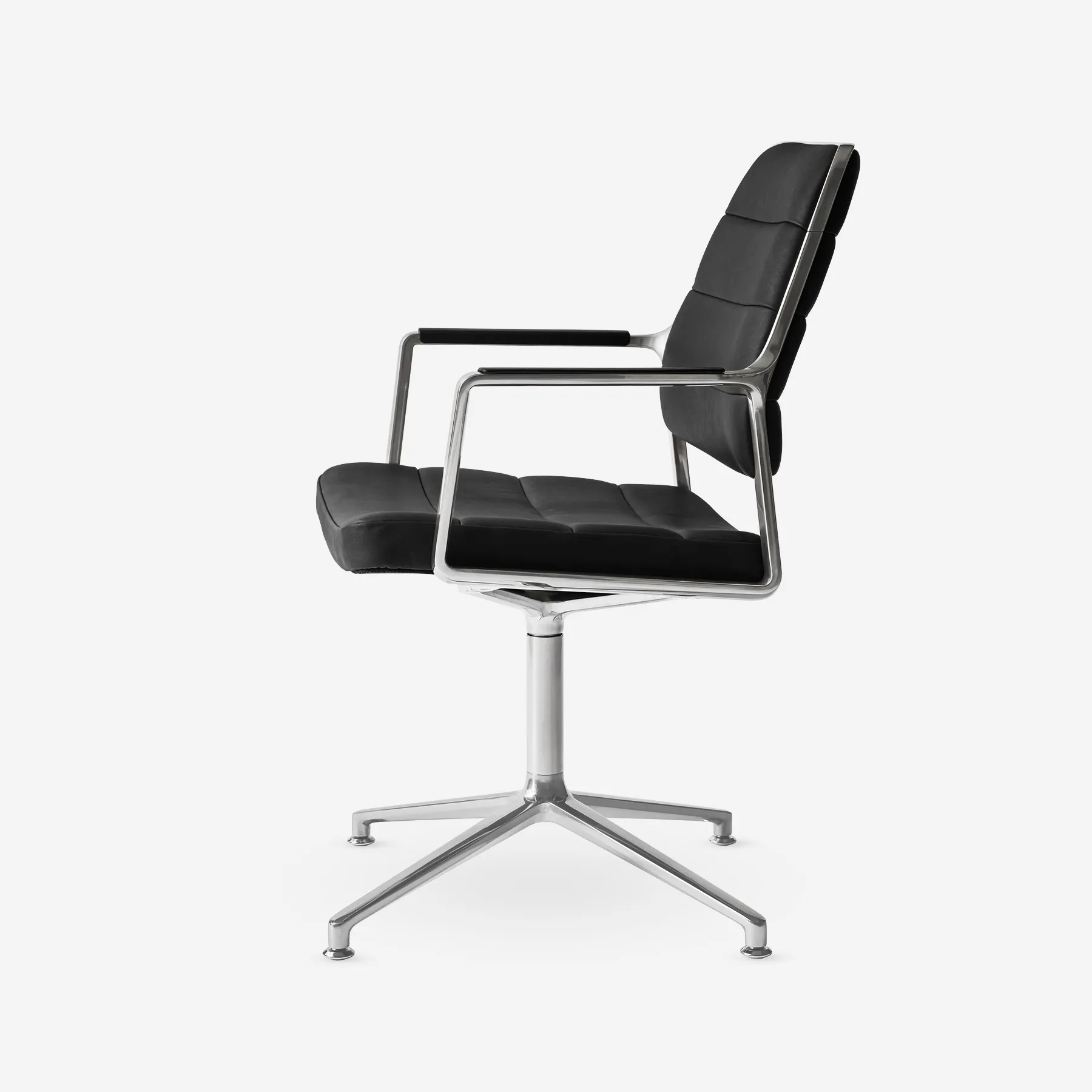 Vipp Swivel Chair | 455, Black, Gliders