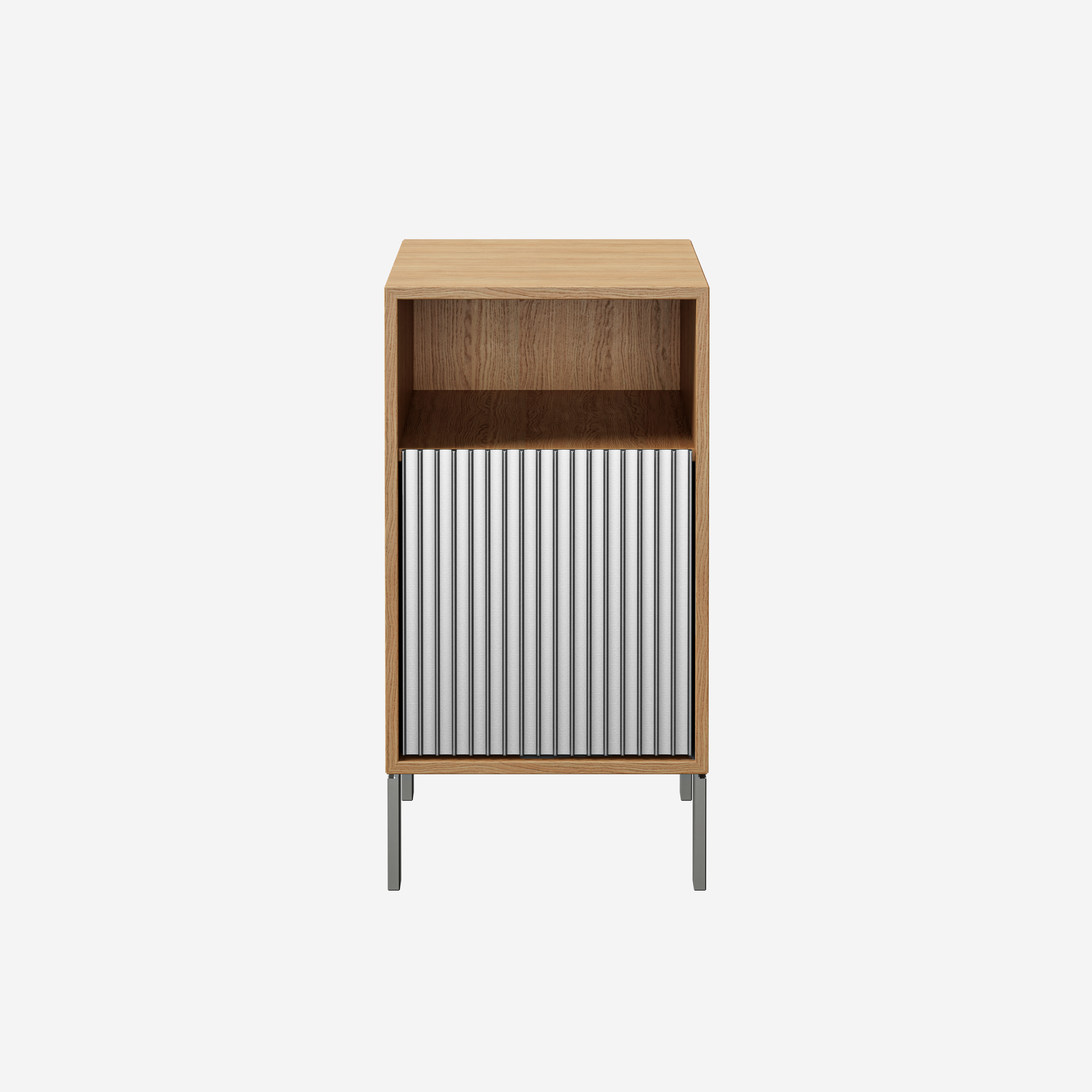 Vipp Bedside Table - vipp672 - Light Oak, Legs