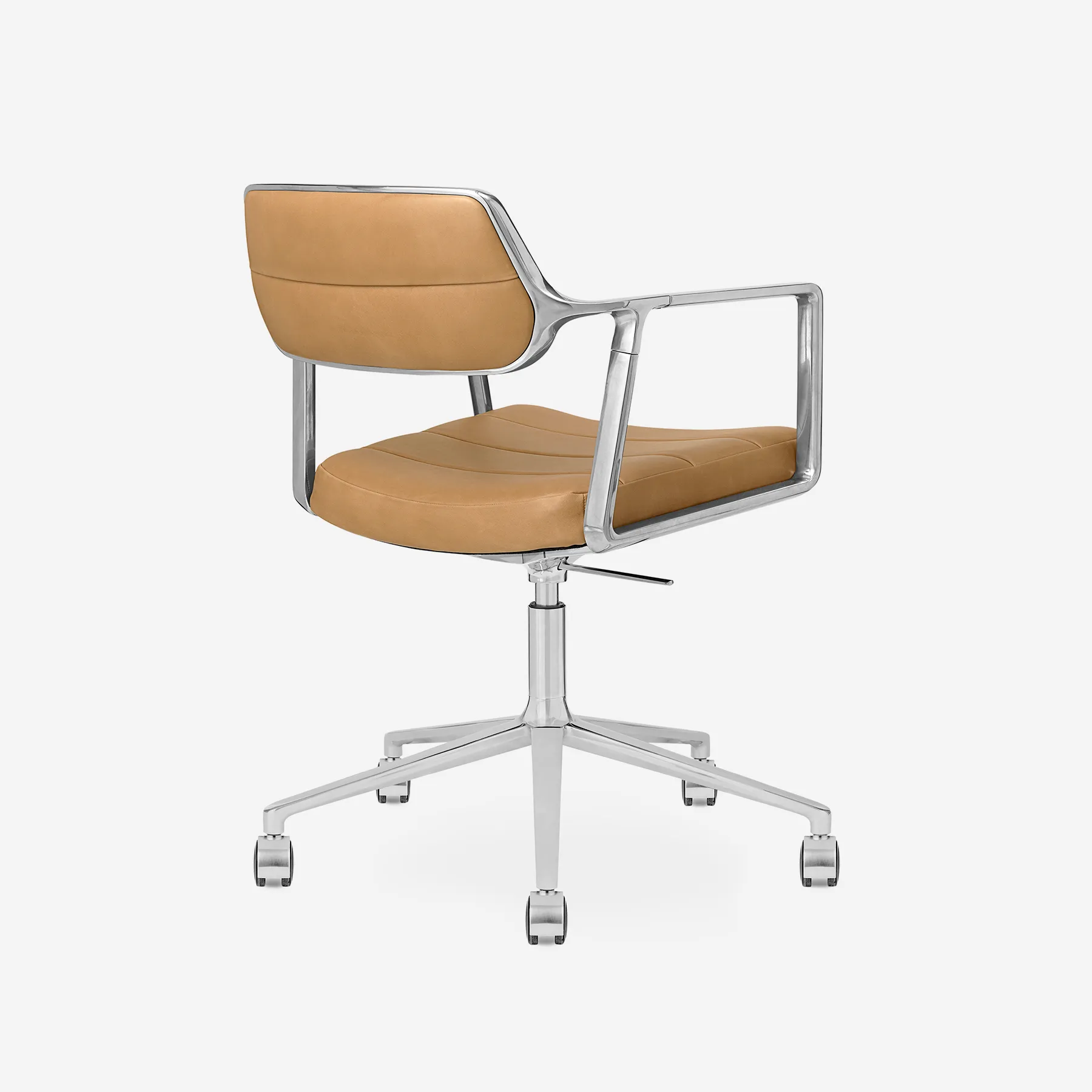 Vipp Swivel Chair | 453+ - vipp453+ - Camel, Castors