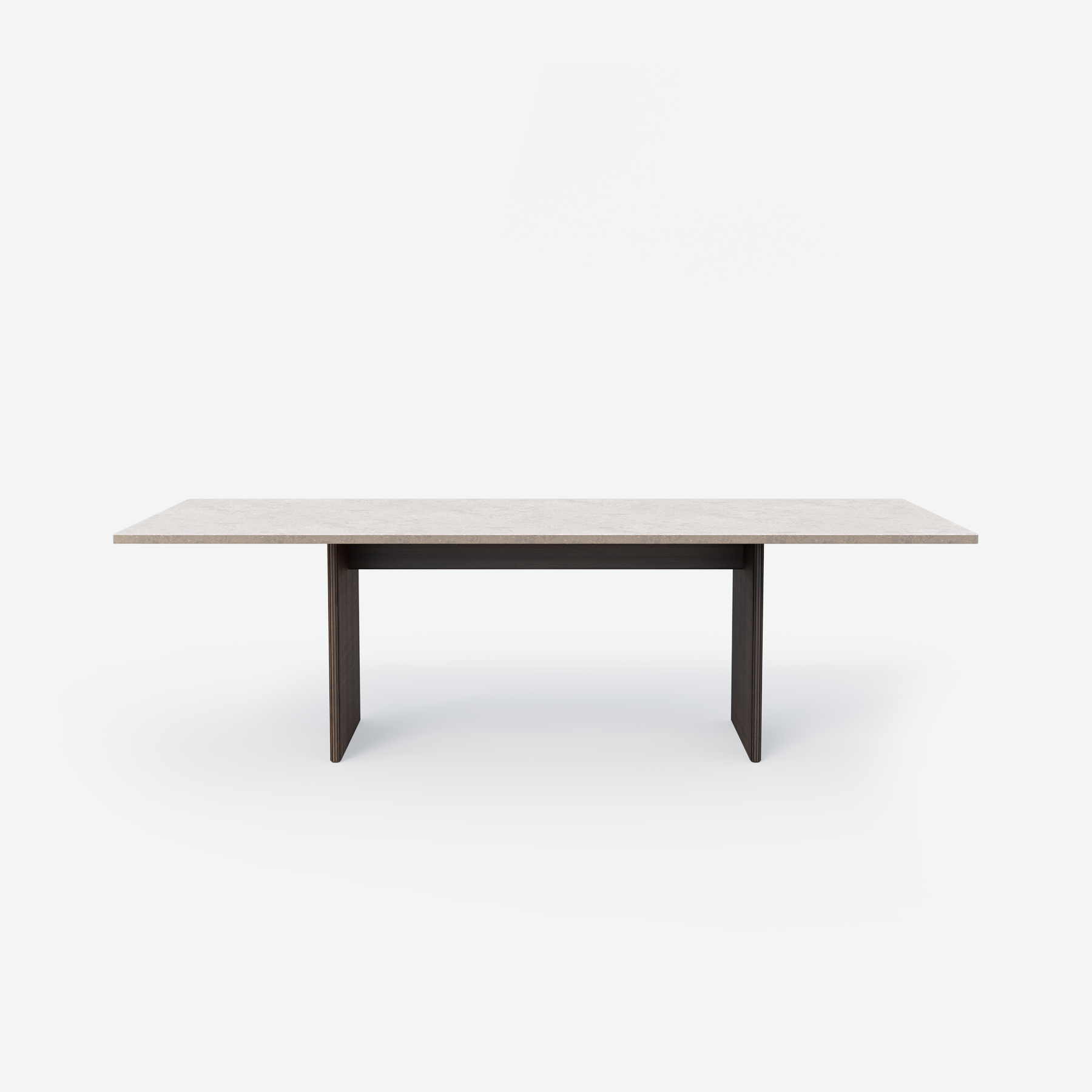 Vipp Cabin Square Table - vipp496 - Jura Grau Blau, Dark Oak