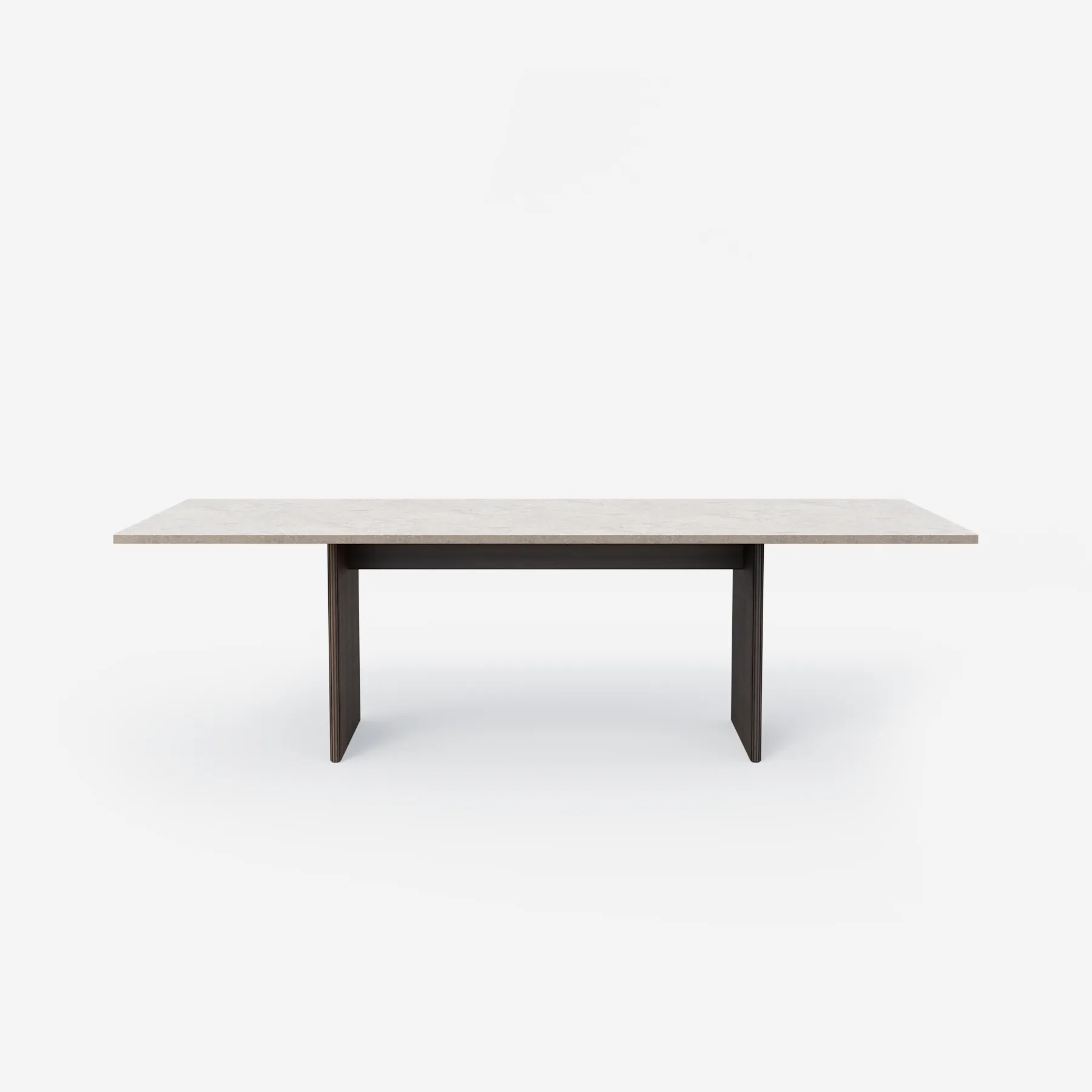 Vipp Cabin Square Table - vipp496 - Jura Grau Blau, Dark Oak