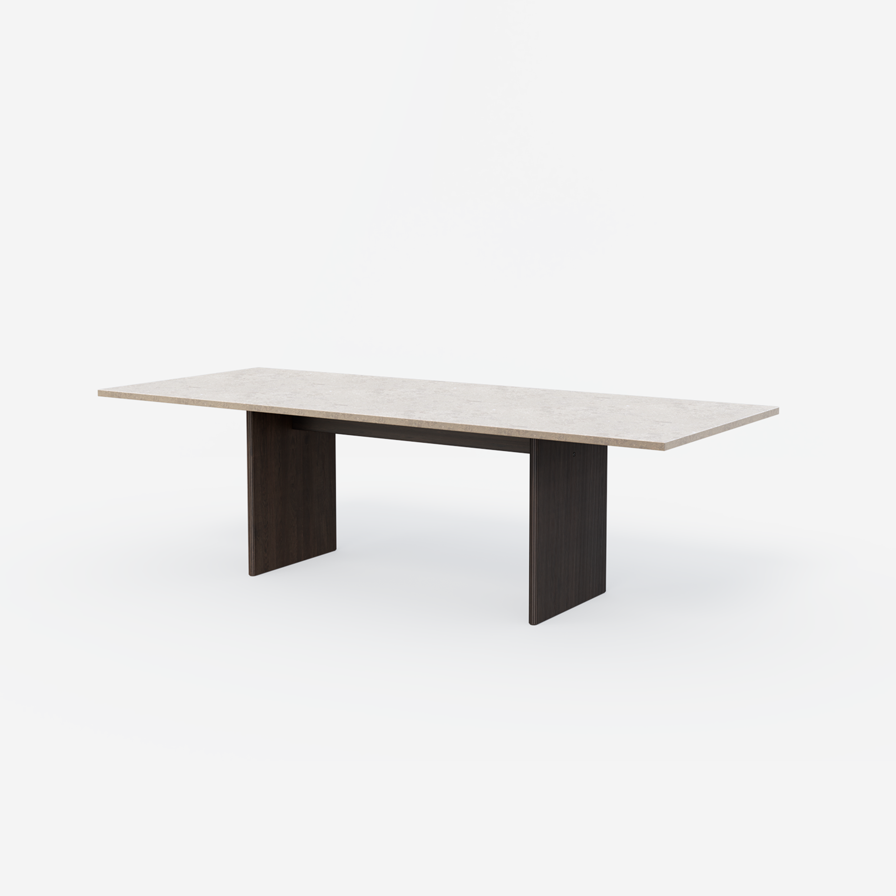 Vipp Cabin Square Table - vipp496 - Jura Grau Blau, Dark Oak