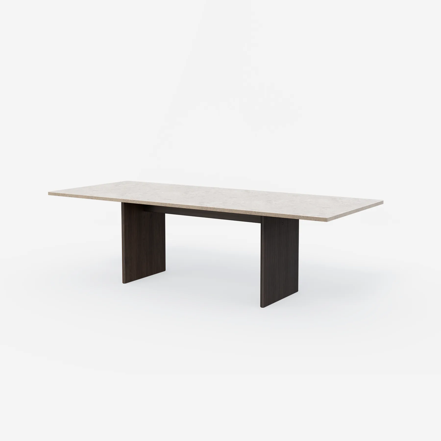Vipp Cabin Square Table - vipp496 - Jura Grau Blau, Dark Oak