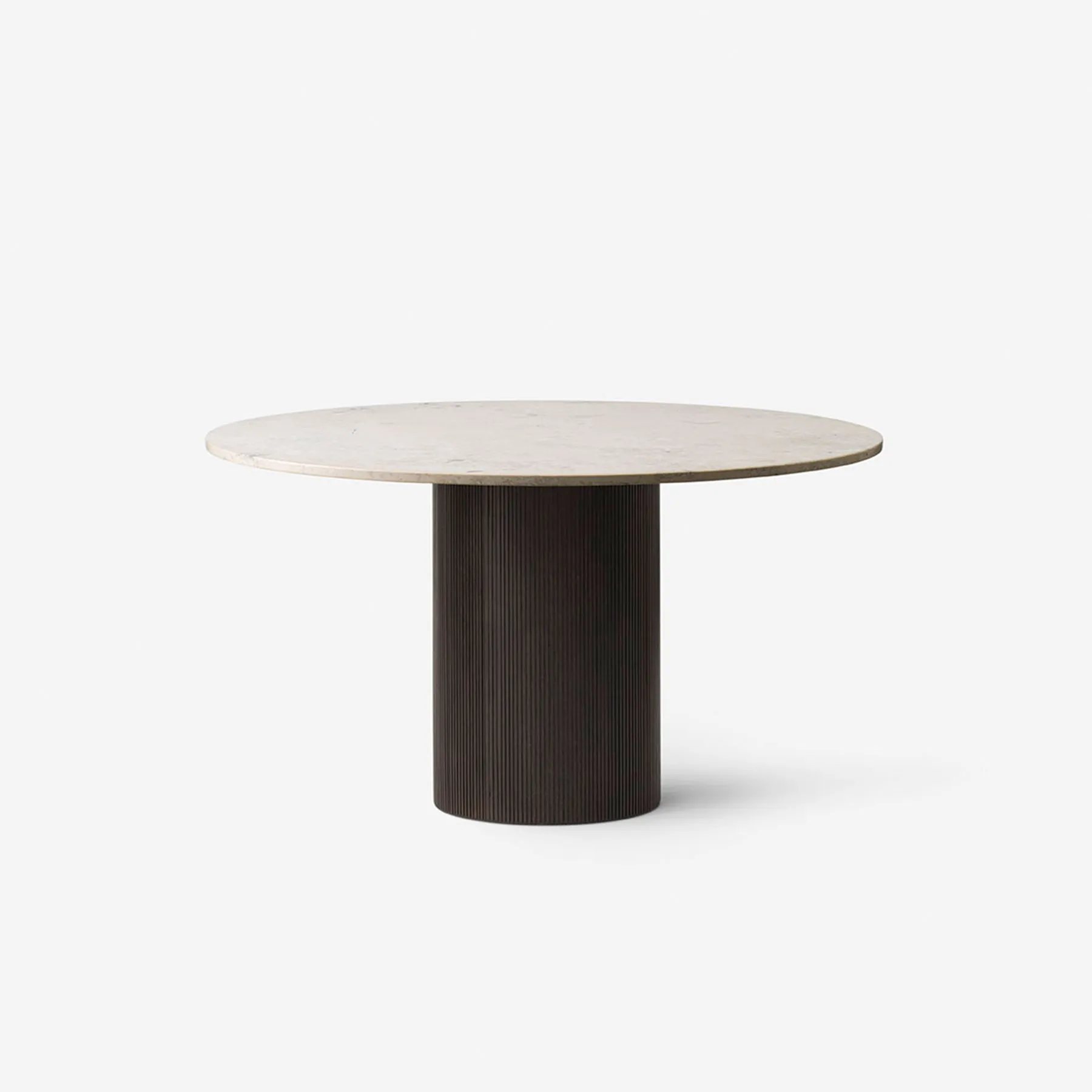 Vipp Cabin Round Table, Jura Grau Blau, Dark Oak, Ø130
