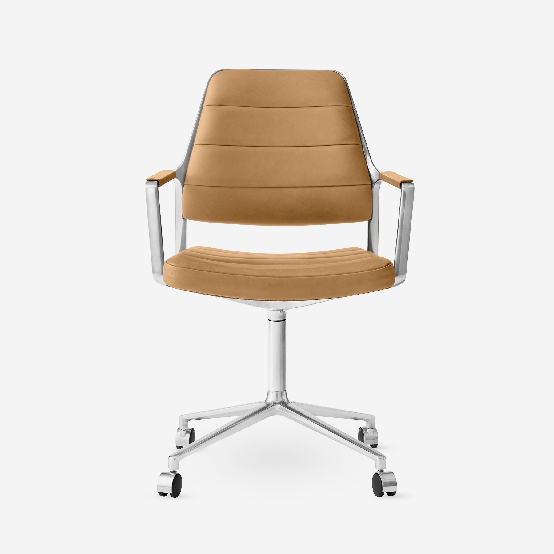 Vipp Swivel Chair | 455 - vipp455 - Camel, Castors