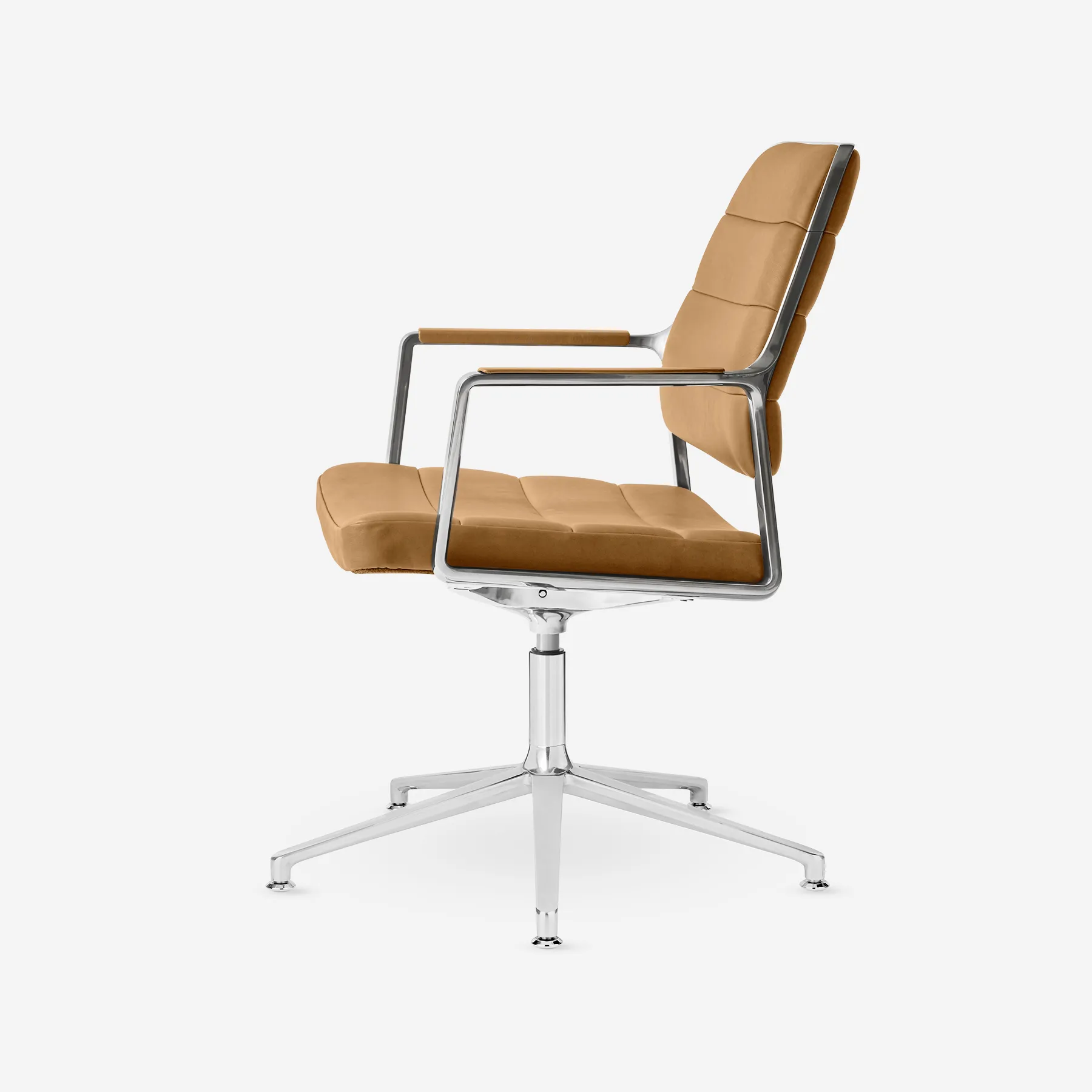 Vipp Swivel Chair | 455+, Camel, Gliders