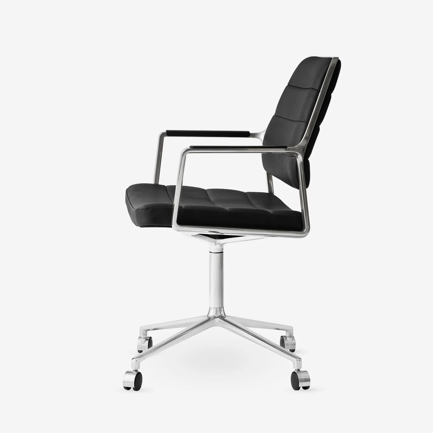 Vipp Swivel Chair | 455, Black, Castors