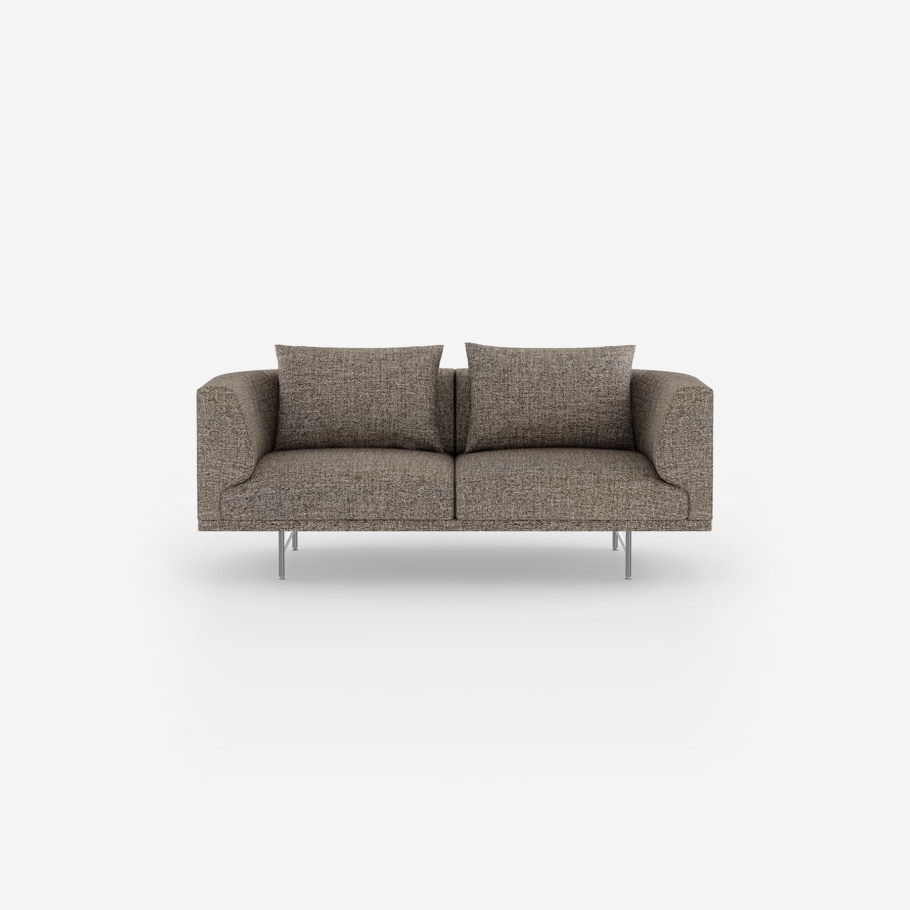 Vipp Chimney Sofa | 2-seater - vipp632 - Bark, Stainless Steel
