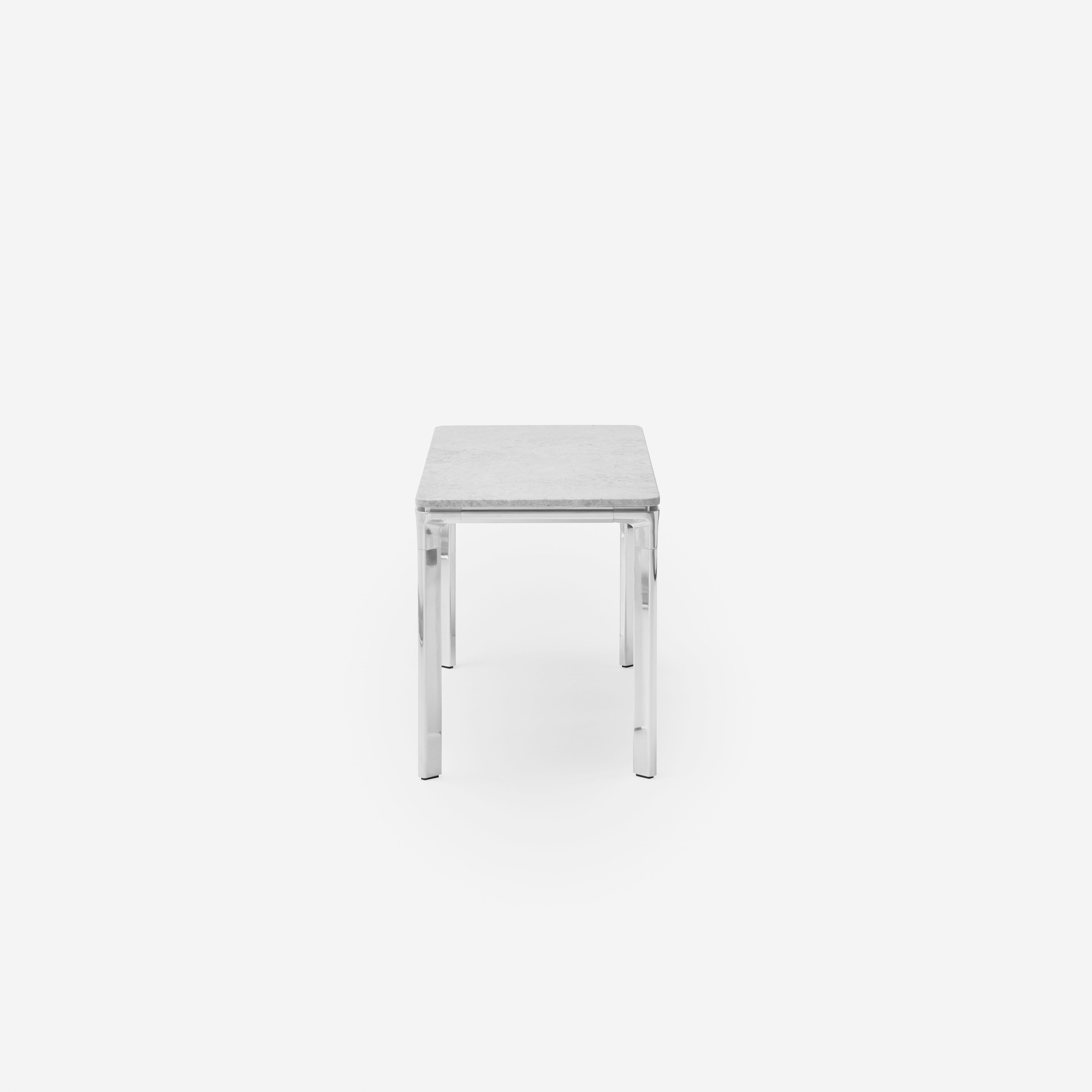 Vipp Coffee Tables Square - vipp426-427 - Sky Grey bush hammered, 30x70