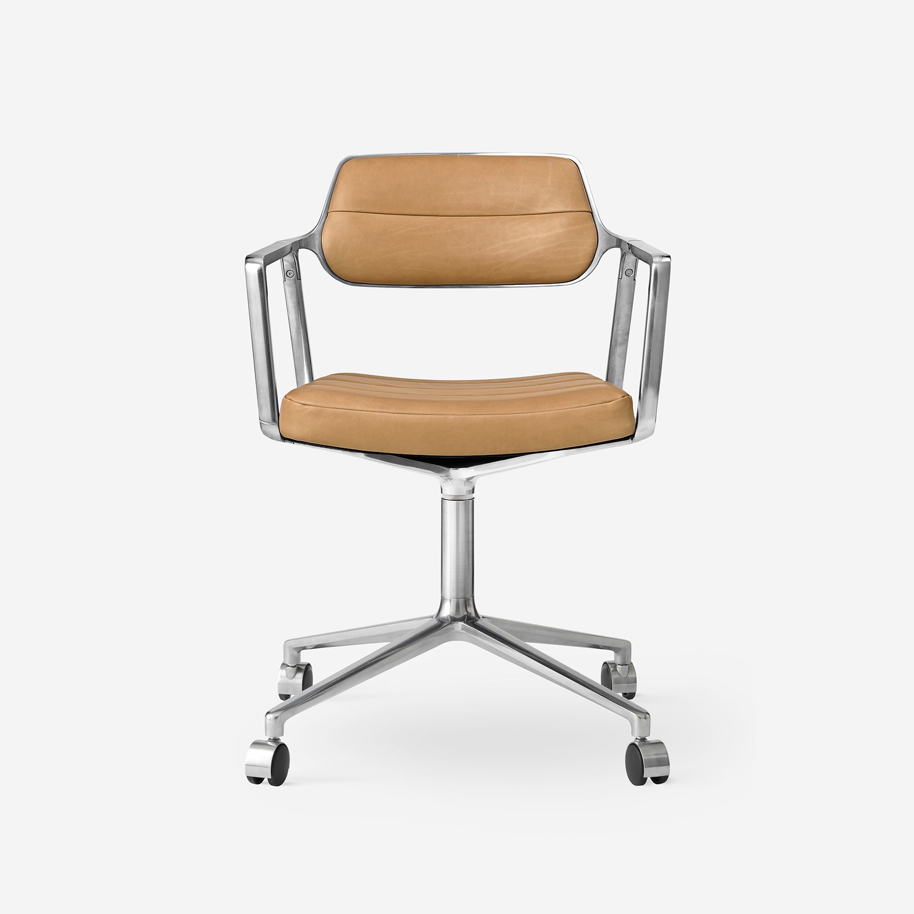 Vipp Swivel Chair | 453 - vipp453 - Camel, Castors