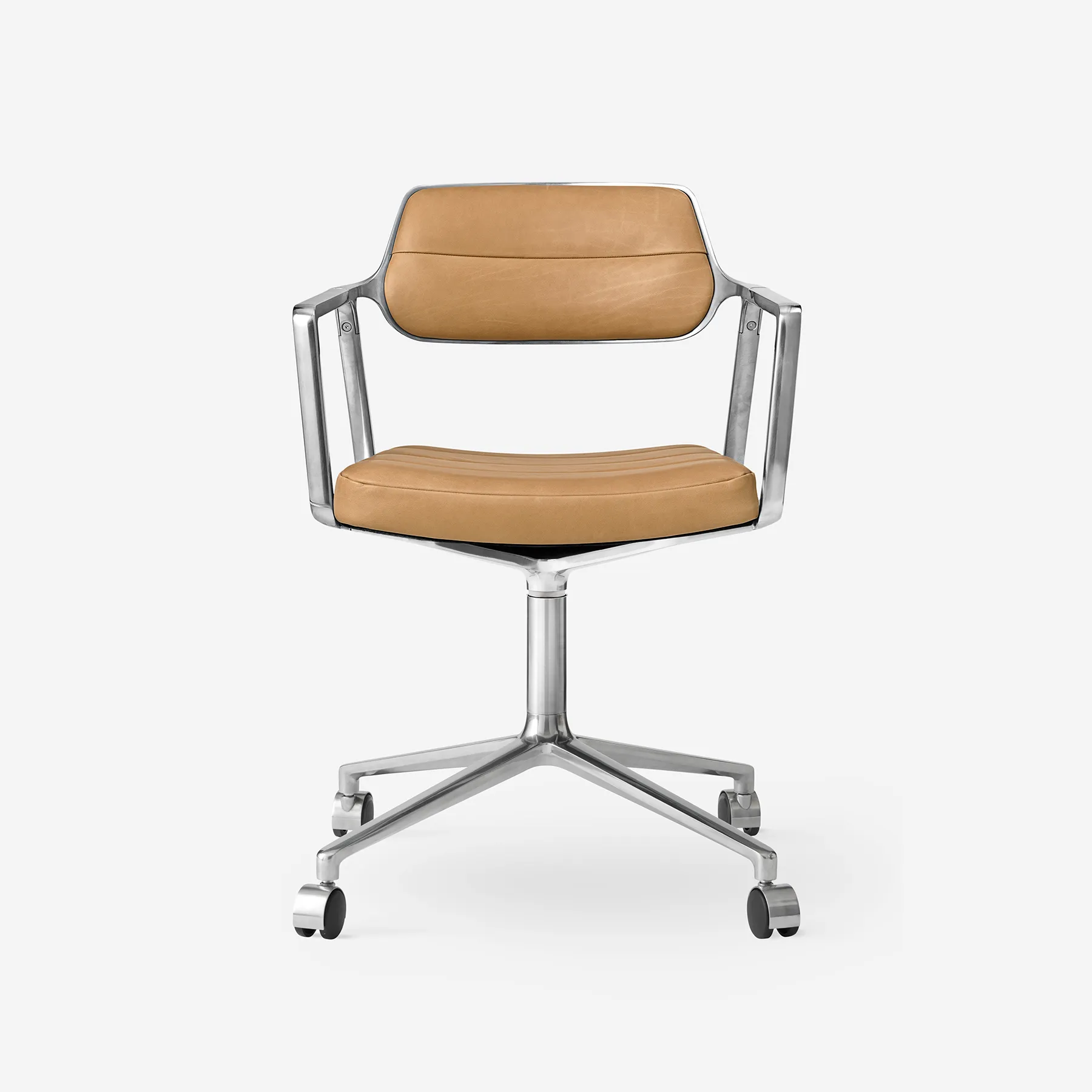 Vipp Swivel Chair | 453 - vipp453 - Camel, Castors