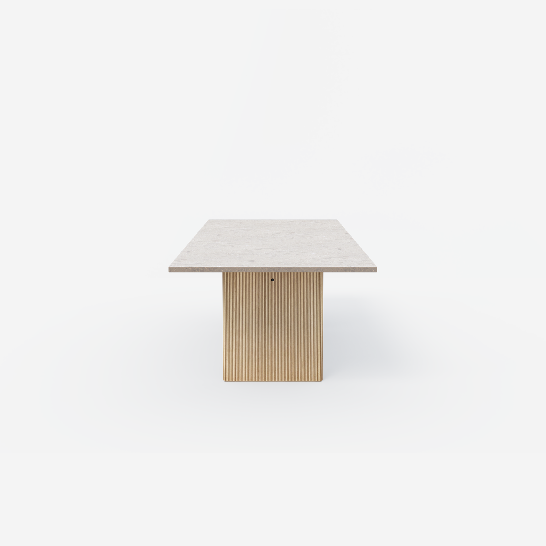 Vipp Cabin Square Table - vipp496 - Jura Grau Blau, Light Oak
