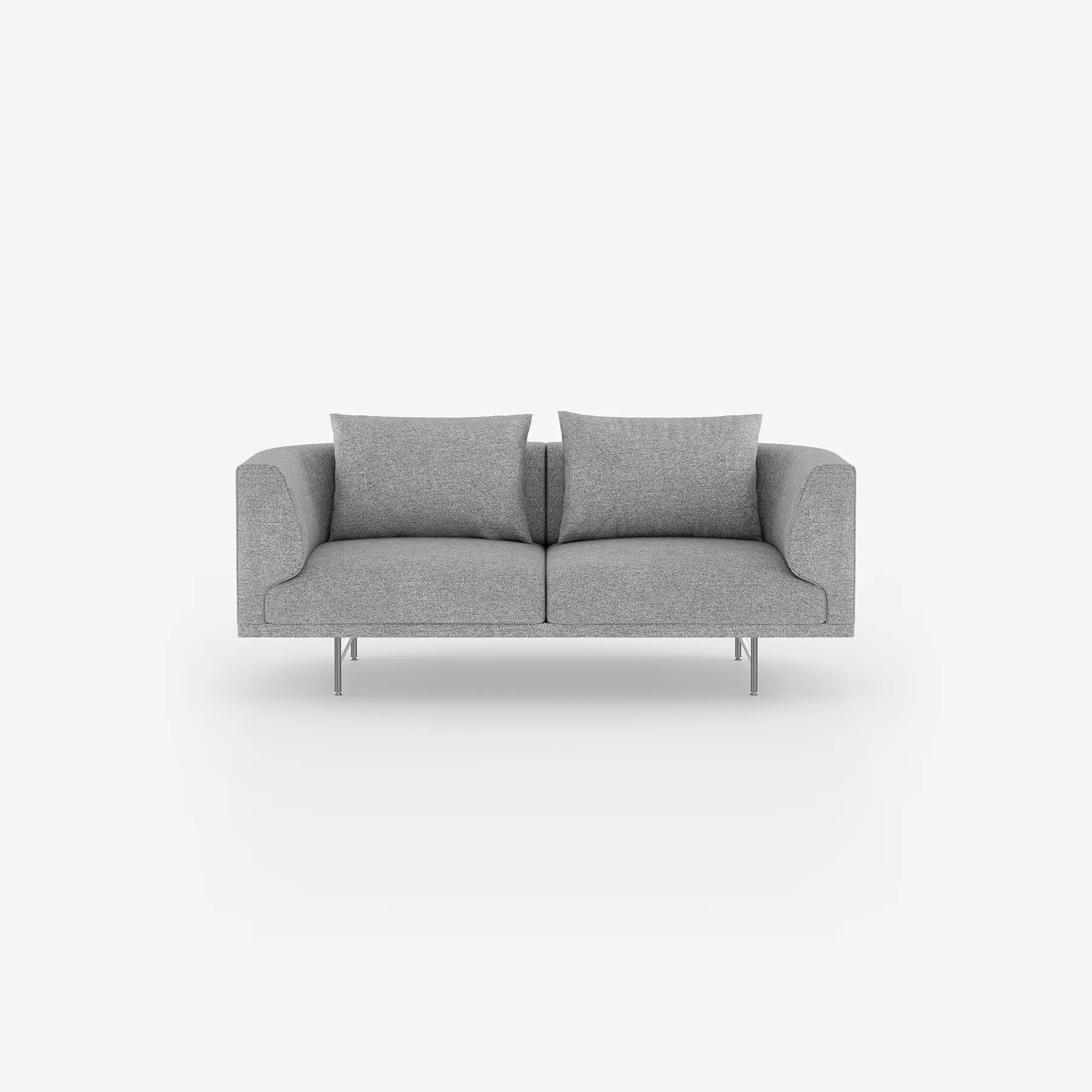 Vipp Chimney Sofa | 2-seater, Brook, Stainless Steel