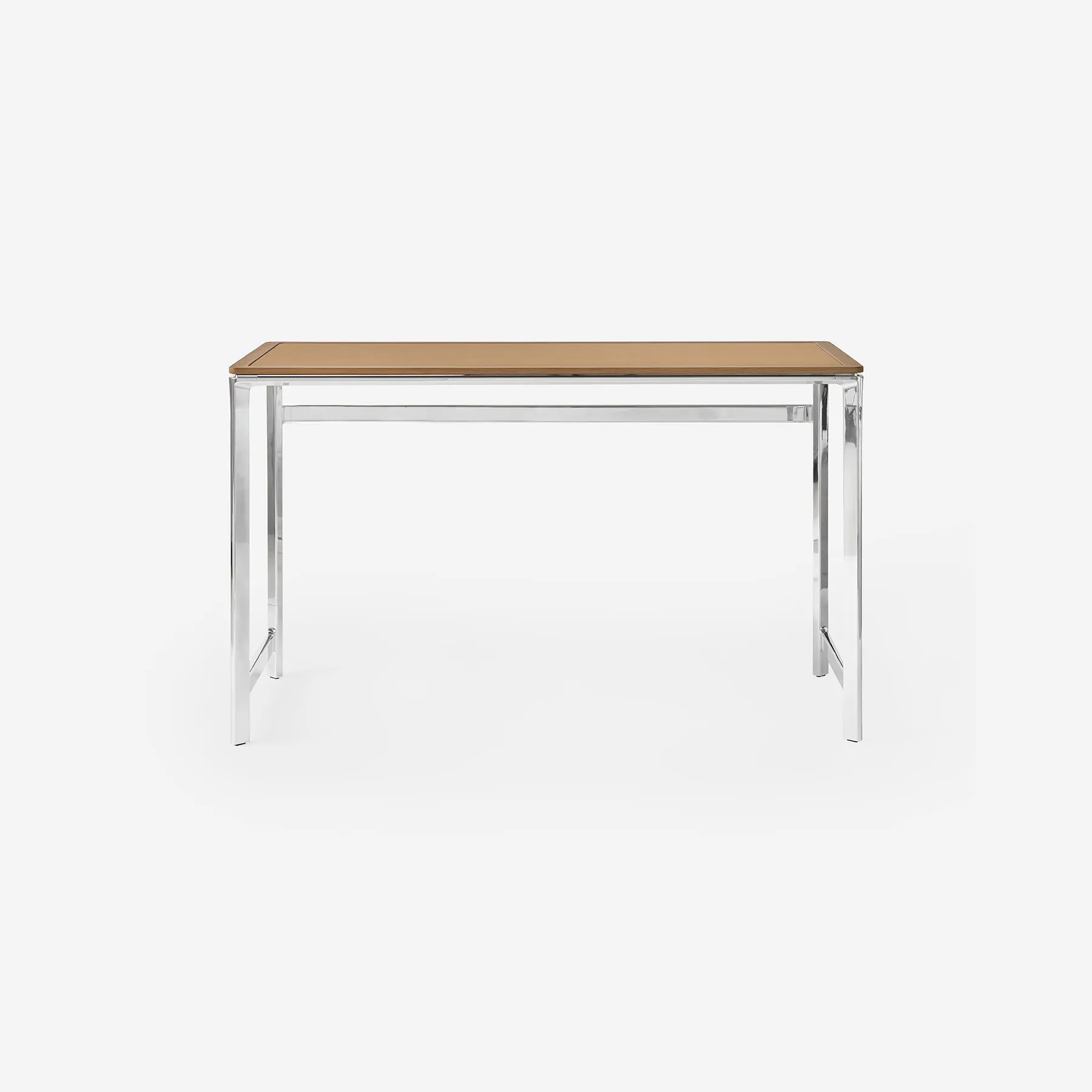 Vipp Studio Desk, Light oak w/camel leather