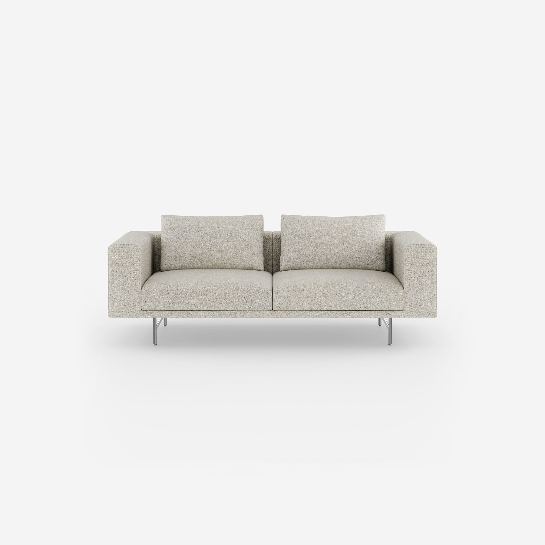 Vipp Loft Sofa | 2-seater - vipp610 - Mist, Stainless Steel