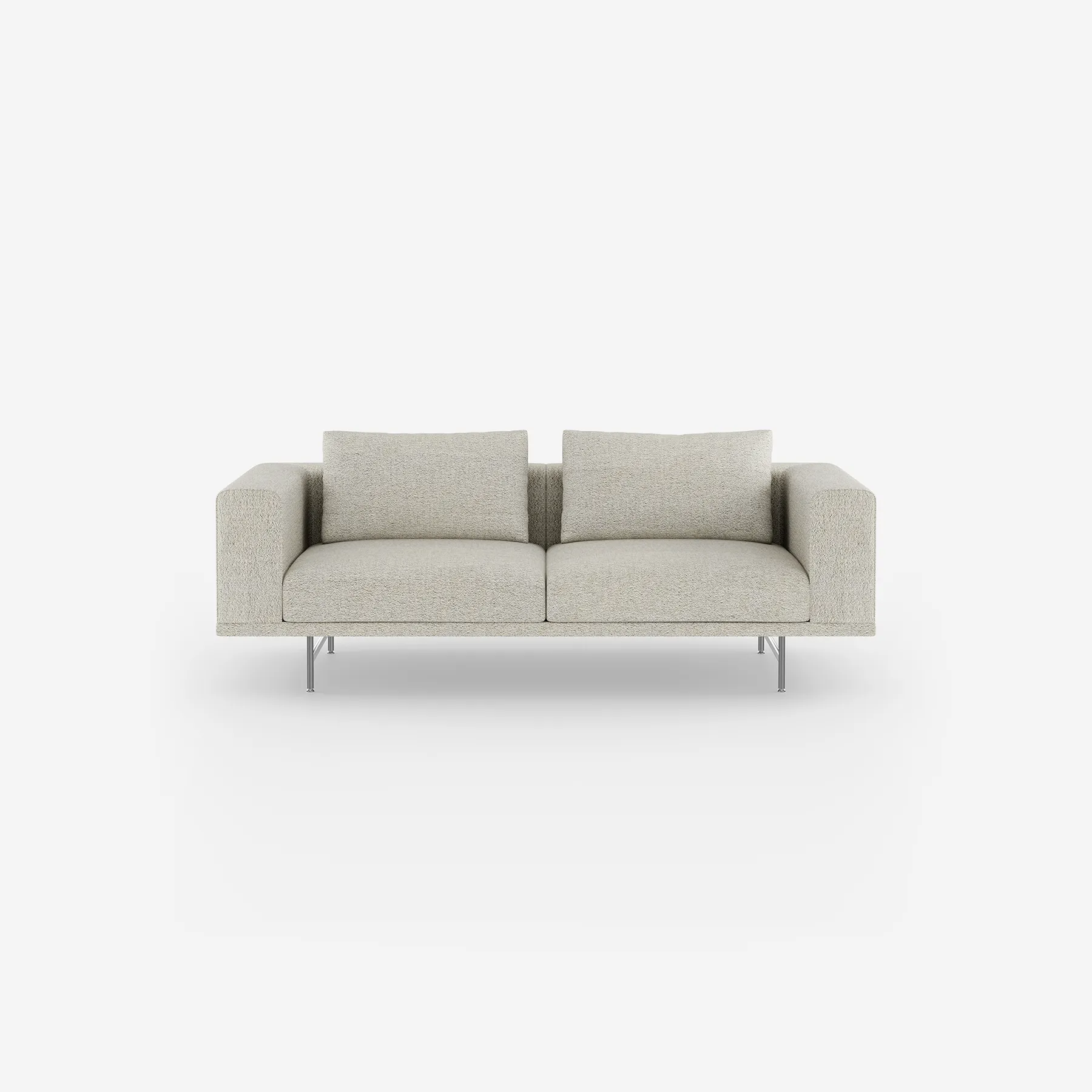 Vipp Loft Sofa | 2-seater, Mist, Stainless Steel