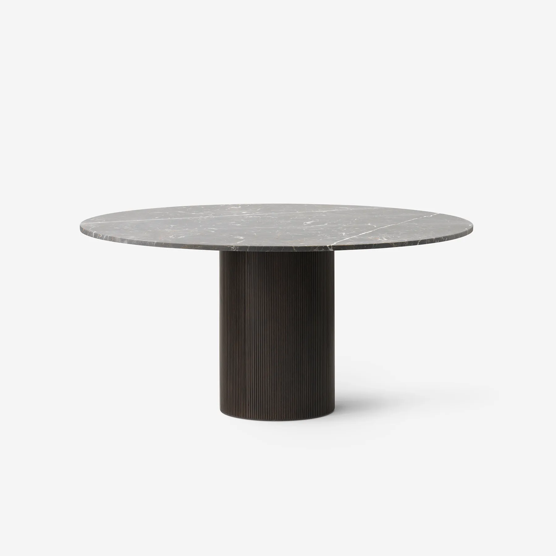 Vipp Cabin Round Table, Pietra Grey, Dark Oak, Ø150