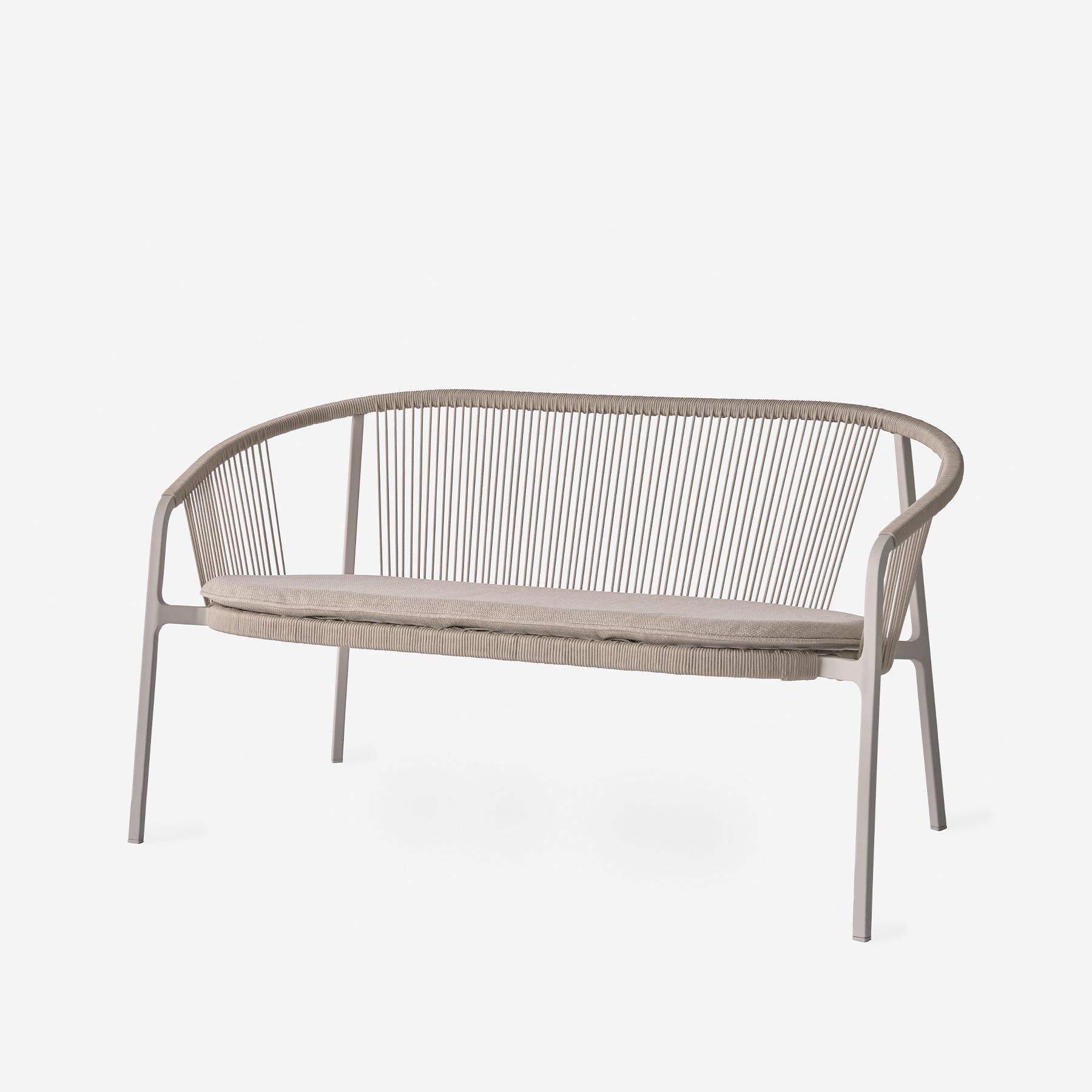 Vipp Lagrasse Two-Seater - vipp721 - With seat cushion, Dune textile
