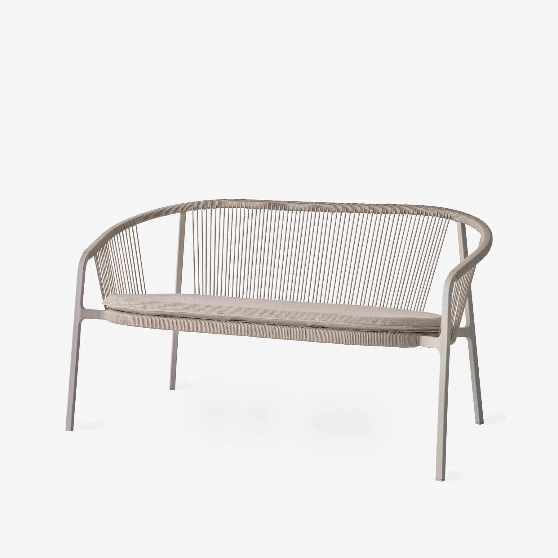 Vipp Lagrasse Two-Seater - vipp721 - With seat cushion, Dune textile