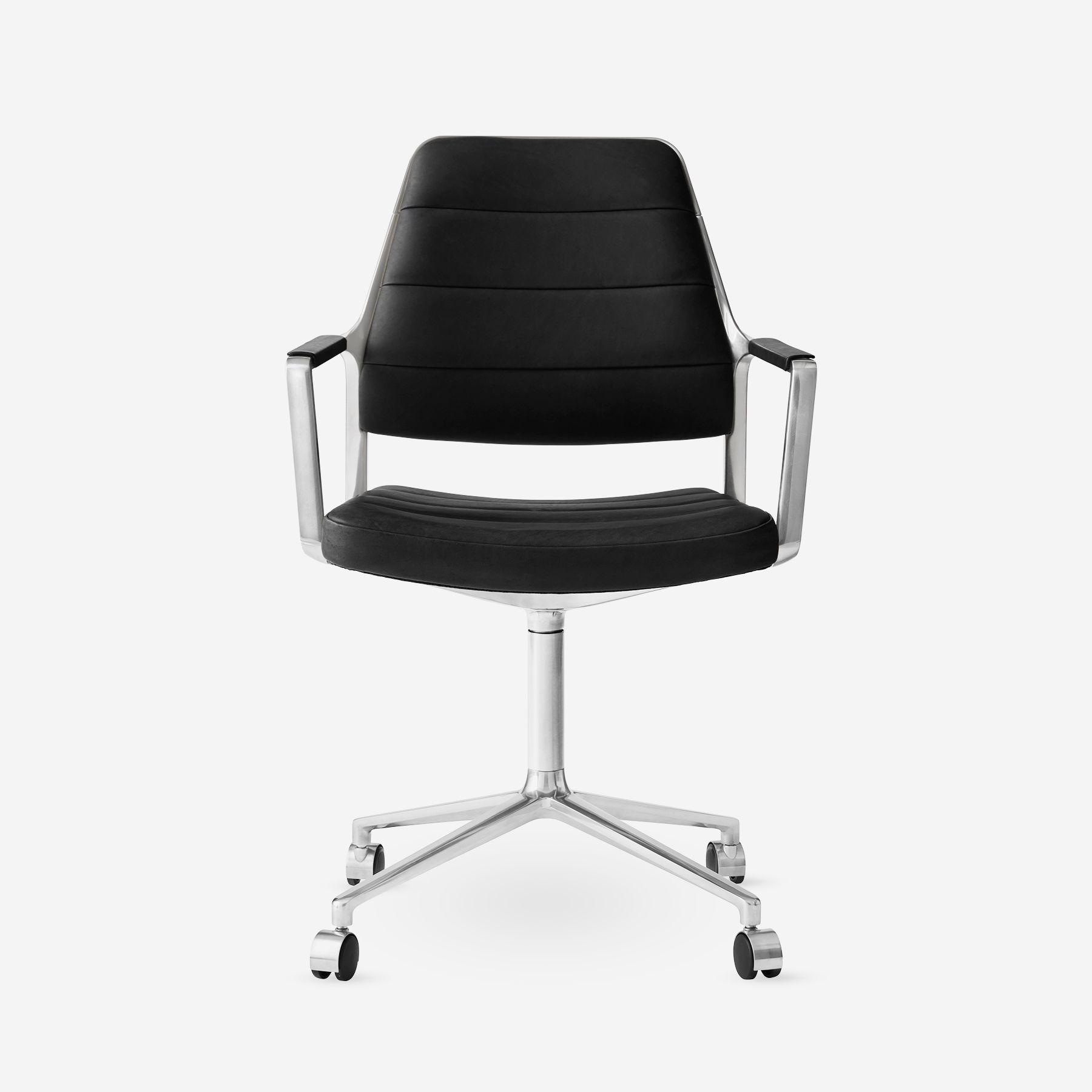 Vipp Swivel Chair | 455 - vipp455 - Black, Castors