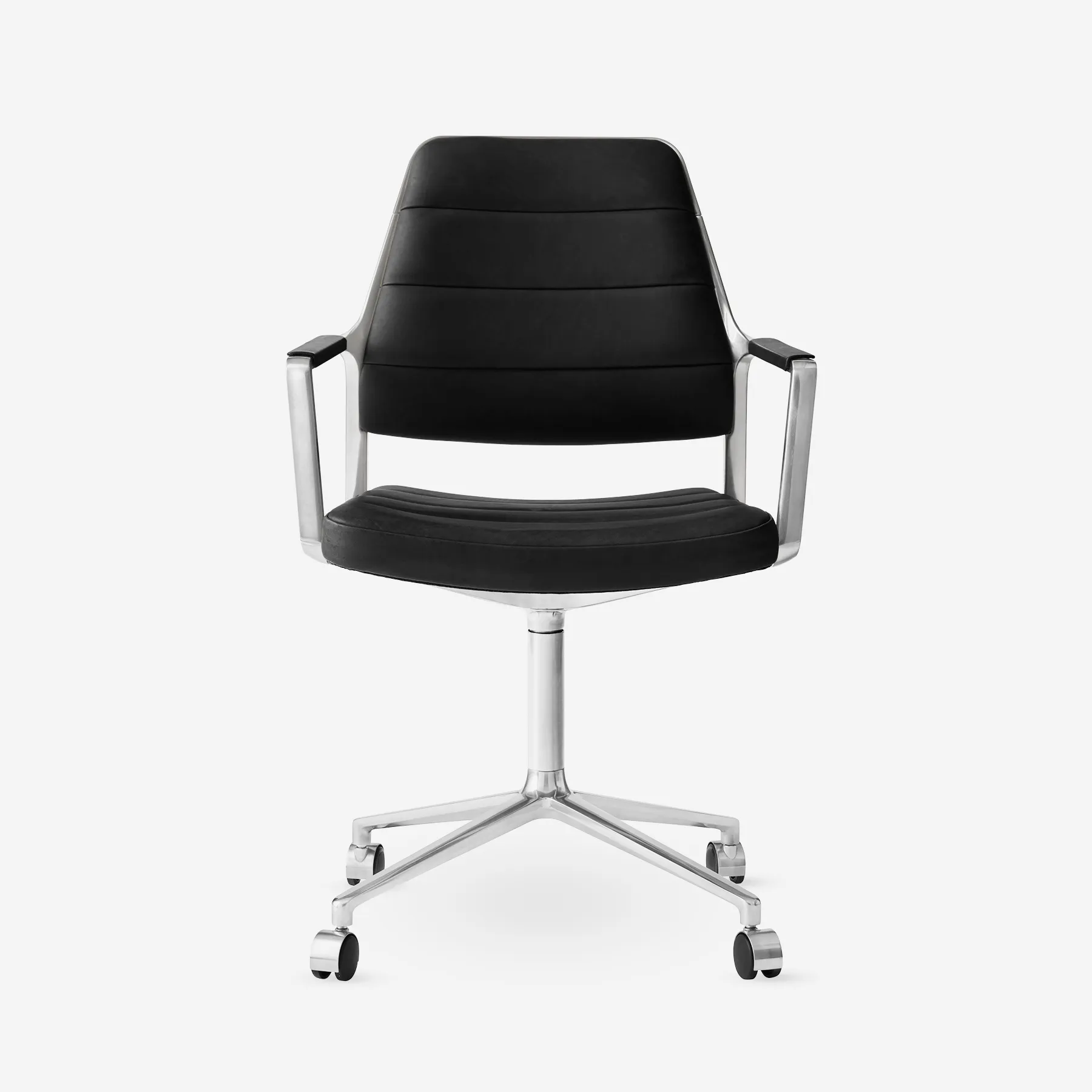 Vipp Swivel Chair | 455 - vipp455 - Black, Castors