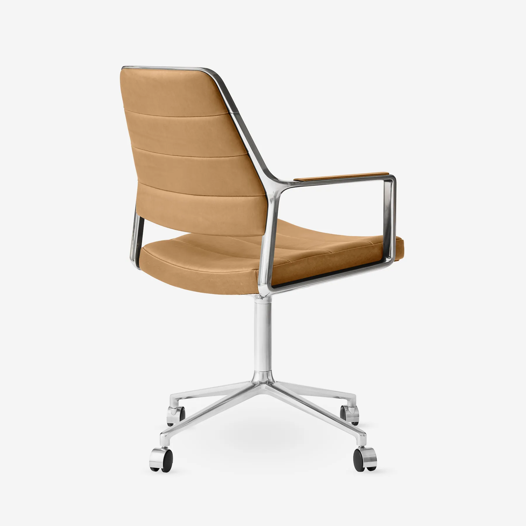 Vipp Swivel Chair | 455 - vipp455 - Camel, Castors