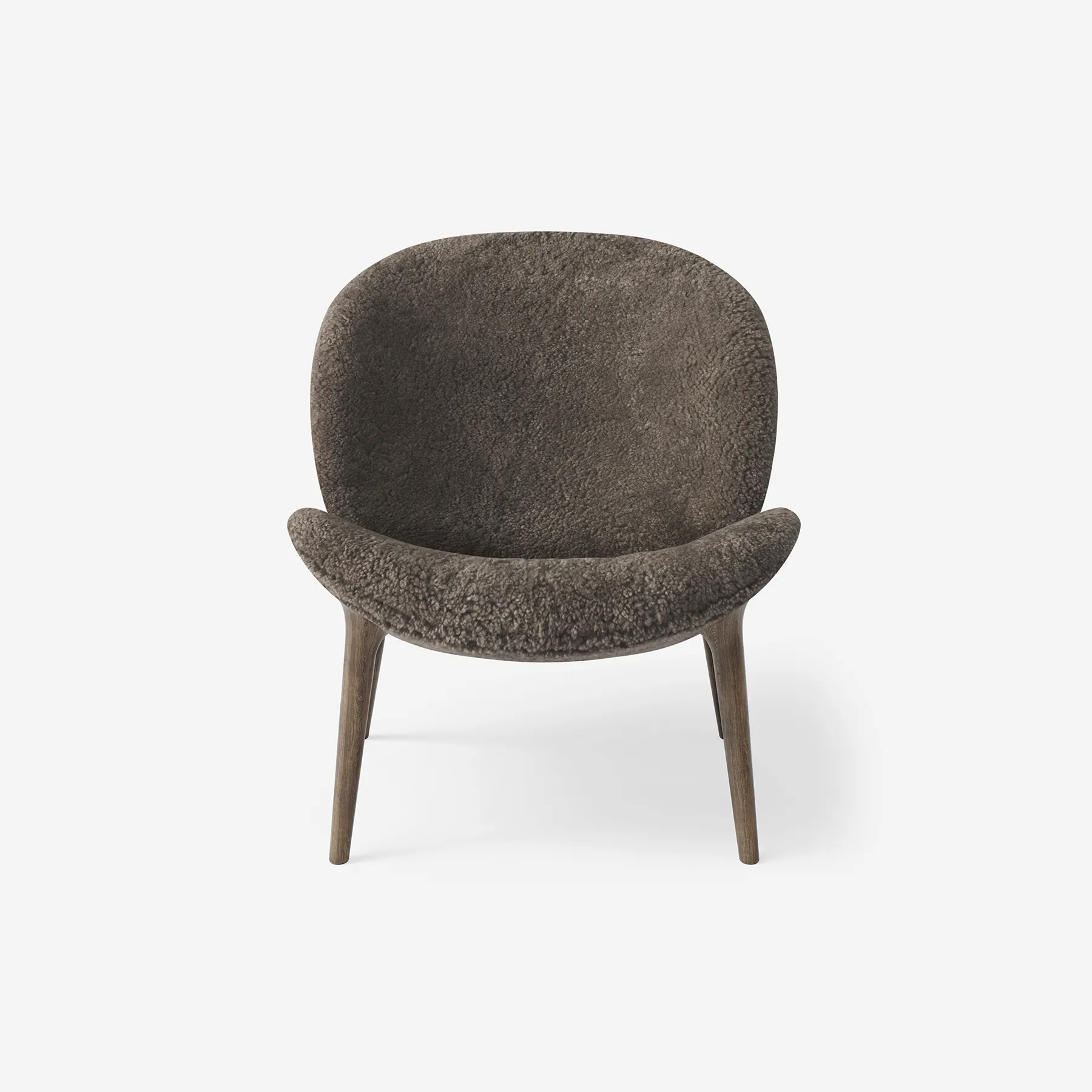 Vipp Lodge Lounge Chair, Low Back - vipp469 - Curly Umber