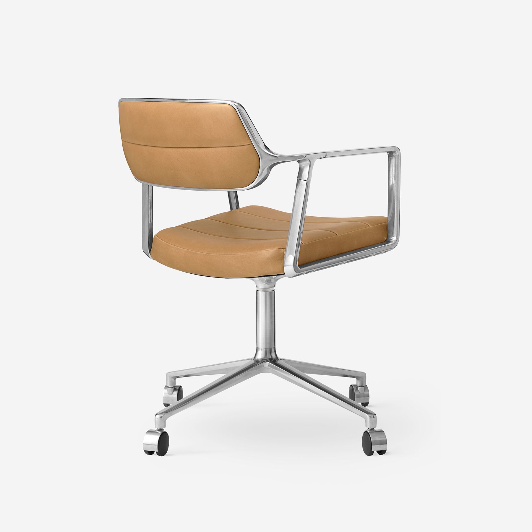 Vipp Swivel Chair | 453 - vipp453 - Camel, Castors