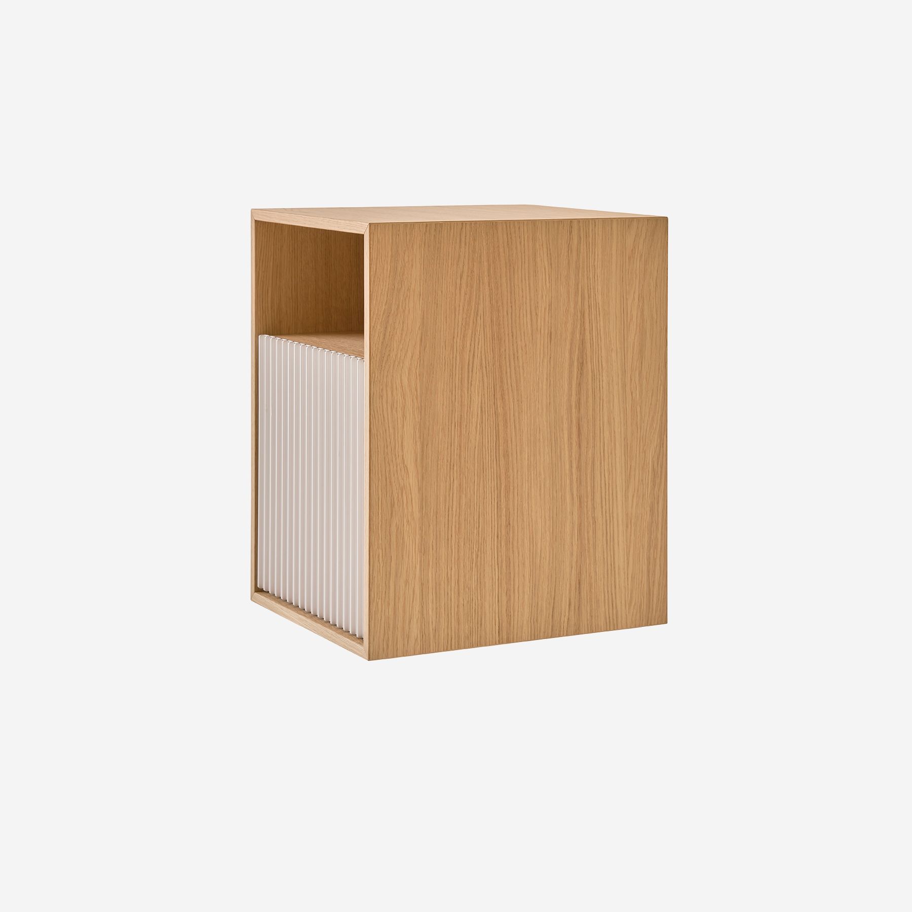 Vipp Bedside Table - vipp672 - Light Oak, Wall