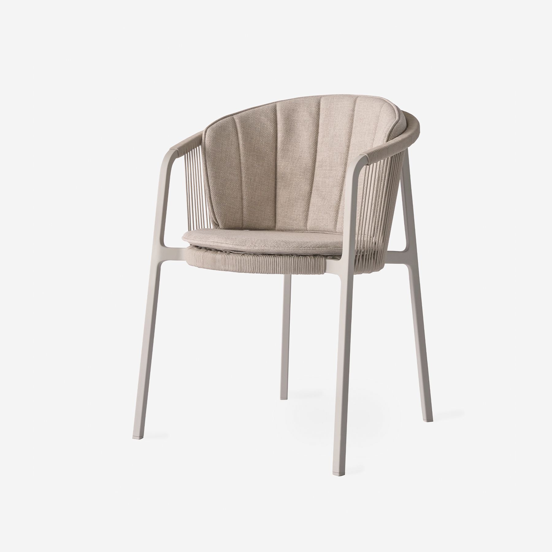 Vipp Lagrasse Chair - vipp710 - With cushions, Dune textile