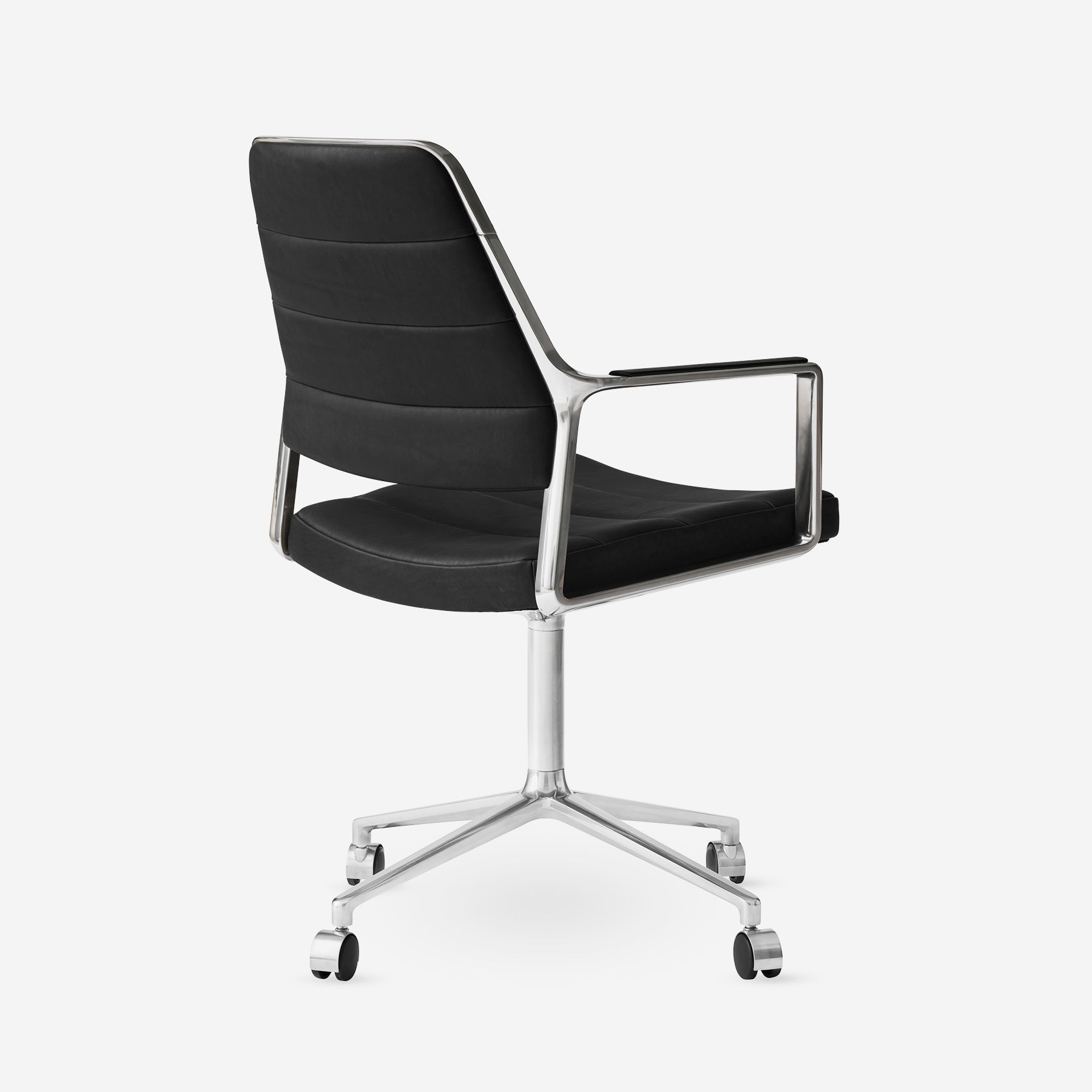 Vipp Swivel Chair | 455 - vipp455 - Black, Castors