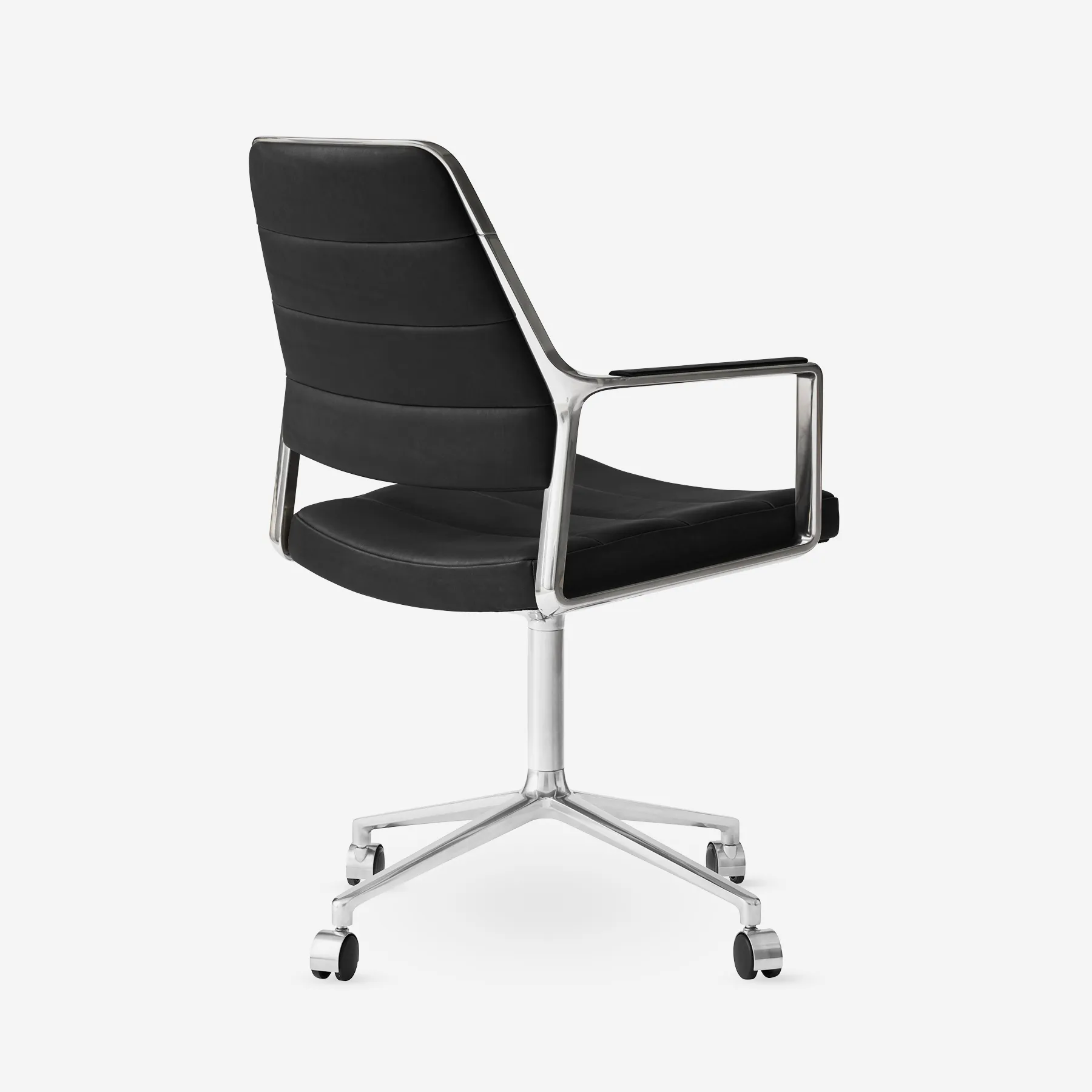 Vipp Swivel Chair | 455 - vipp455 - Black, Castors
